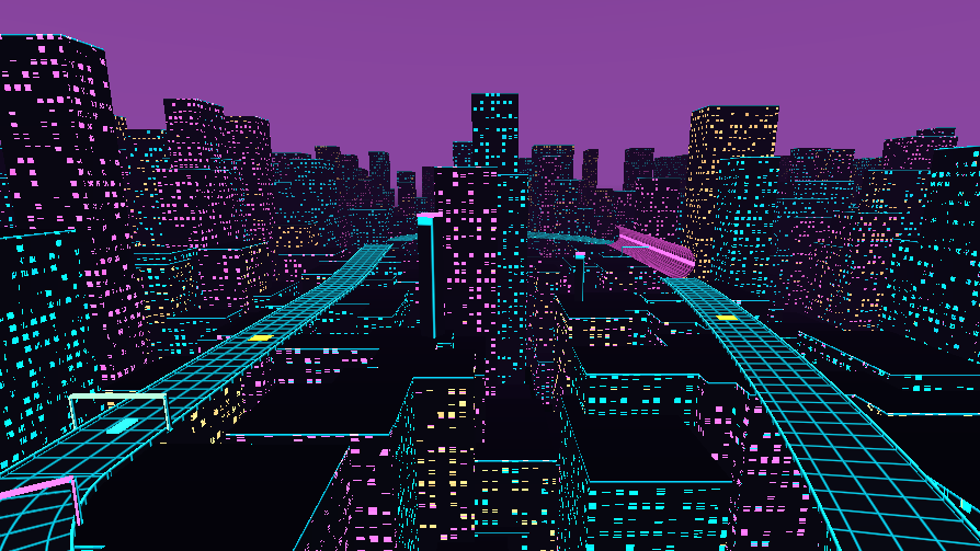 La pista sospesa sopra la città